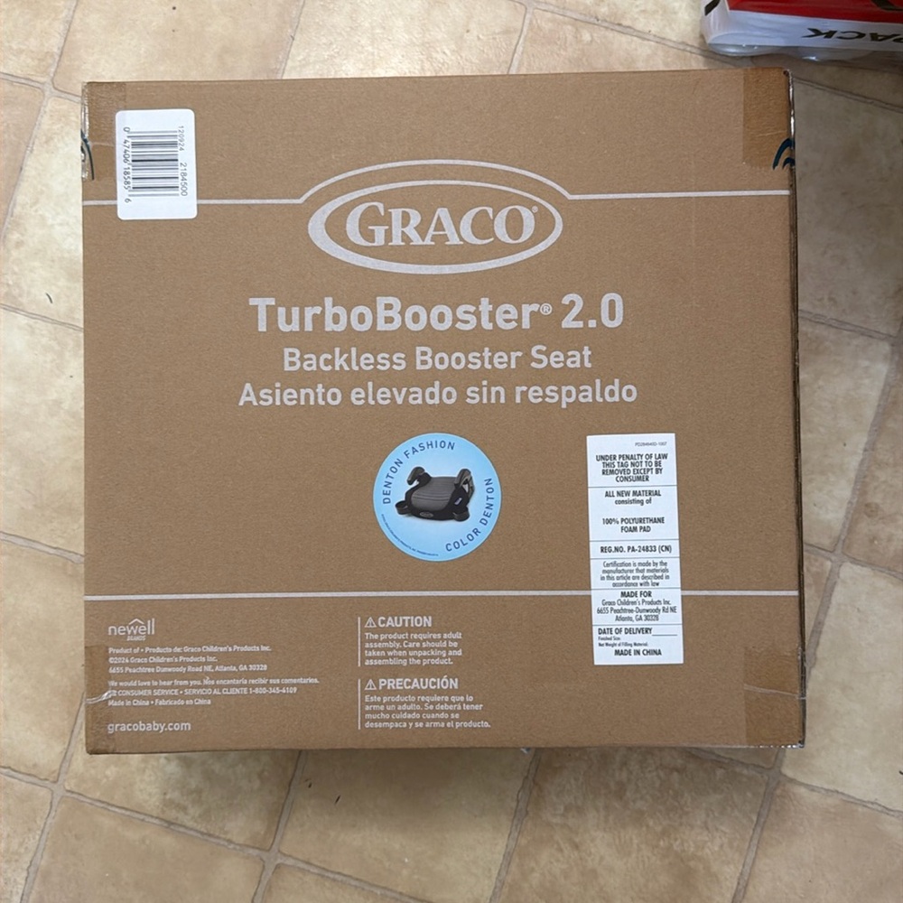Graco TurboBooster 2.0 Backless Booster Car Seat